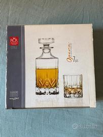 Set whisky RCR cristallo (7 pezzi) nuovo