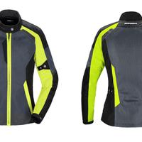 Giacca estiva traforata moto spidi tek donna giall