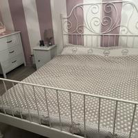 Letto matrimoniale in ferro