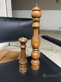 Macinasale e pepe in legno