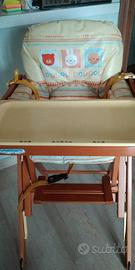 Seggiolone in legno Foppapedretti 