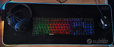 Kit Gaming Sparco + Logitech G502 Hero - Come nuov
