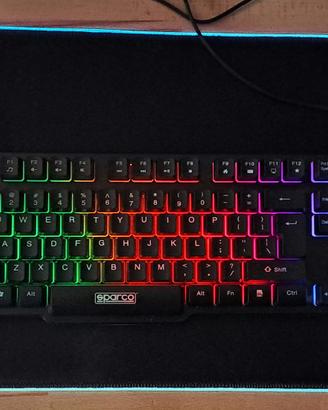 Kit Gaming Sparco + Logitech G502 Hero - Come nuov