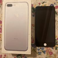 I phone 7 plus silver 256 gb
