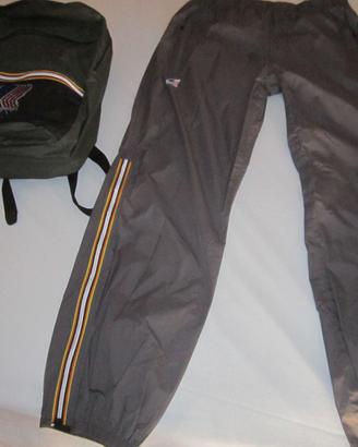 ZAINETTO+PANTALONE-K-WAY LE VRAY-3.0 IMPERMEABILE