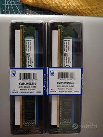 Kingston KVR13N9S8/4 2x4GB DDR3 10600 CL9