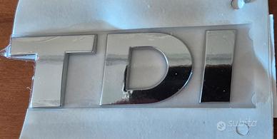 scritta TDI originale Volkswagen 