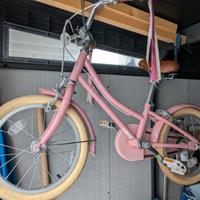 bici bambina Bobbin marca inglese bicicletta rosa