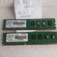 Scheda memoria  PC3 10600 4GB DDR3 1333 perDesktop
