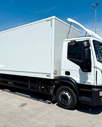 EUROCARGO 160-280 cassa + sponda, km 100.000