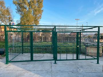 struttura in ferro zincato tettoia