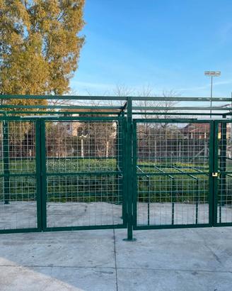 struttura in ferro zincato tettoia