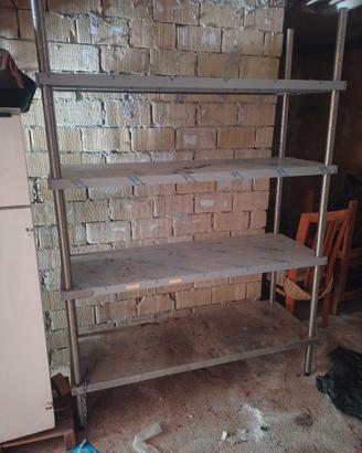scaffale in acciaio inox professionale 