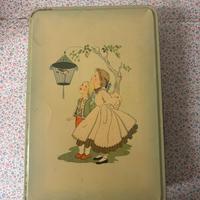 Scatola in latta vintage anni 50/60