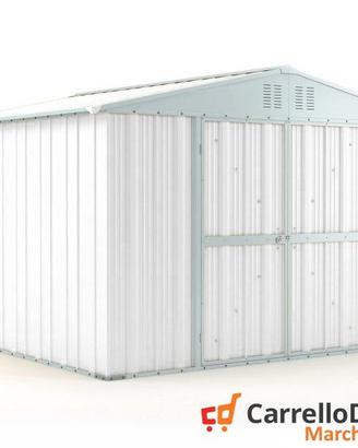 Box struttura lamiera Acciaio 327x307cm bianco