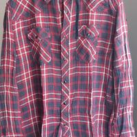 Camicia a quadri con cappuccio staccabile - T
