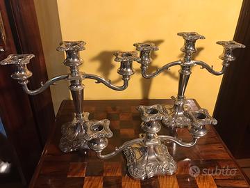 Candelabri 3 pezzi set