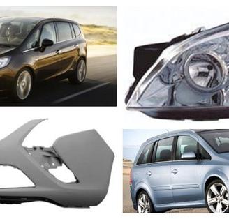 Opel Zafira cofano fanale parafango paraurti freni