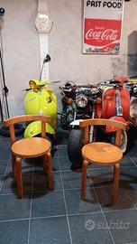 Sedie midcentury Alvar Aalto