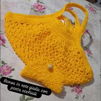 borsa in rete gialla 