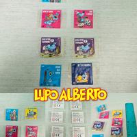 8 Adesivi Lupo Alberto Gomme da Masticare Vintage