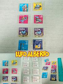8 Adesivi Lupo Alberto Gomme da Masticare Vintage