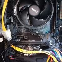 AMD Ryzen 5, Gigabyte A520M K, Seagate 1TB