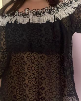 Maglietta in pizzo