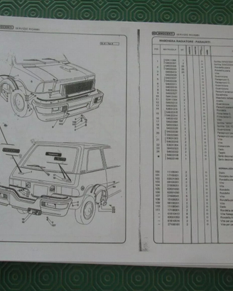 MINI 90 120 Mille De Tomaso CATALOGO RICAMBI