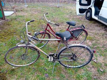 due bici usate uomo e donna 