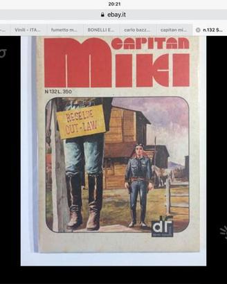 Fumetto capitan miki