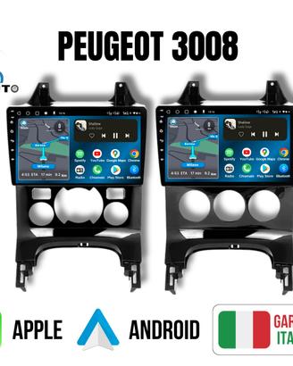 Peugeot 3008  KIT COMPLETO Autoradio Android 2 din