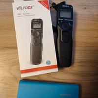 Accessori fotografici zaino tracolla, Power bank,