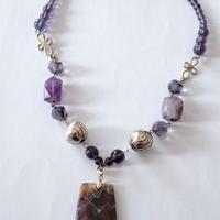 collana in pietre dure ametista 