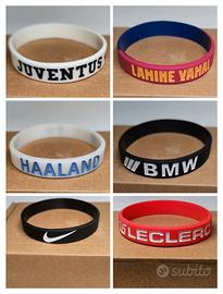 bracciali in silicone a scelta