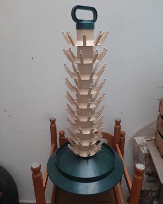 scolabottiglie a colonna