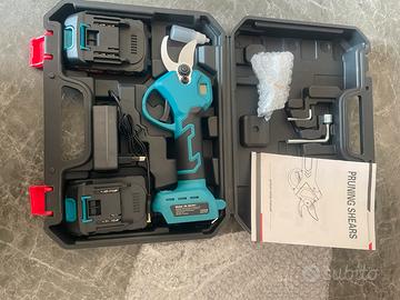 Forbice potatura doppia batteria nuovo