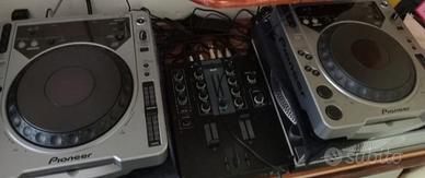 Cdj 800 + mixer Mixars Cut Mk2 come nuovi