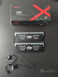 Coppia dissipatori RGB per RAM