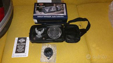 Marsupio Harley Davidson anni '80 radio e cuffie 