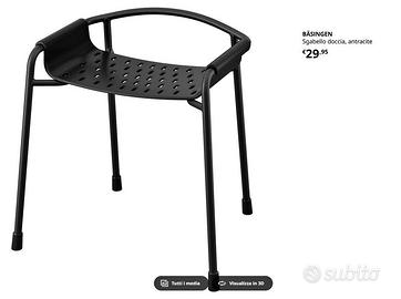 Sgabello doccia Basingen Ikea