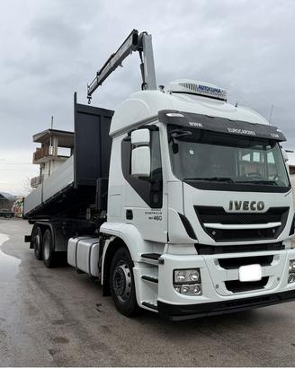 Stralis 460 e5 gru e ribaltabile mt 6.12 2013