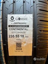 2 gomme 235 55 18 continental a3319