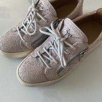 Scarpe rosa glitter giuseppe zanotti