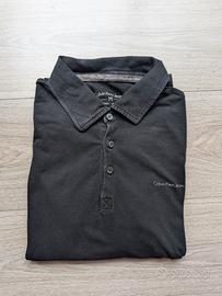 Polo maniche lunghe Calvin Klein Taglia M Nera 