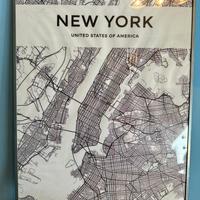 Tela mappa New York