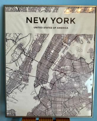 Tela mappa New York