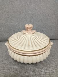 Centrotavola/ Biscottiera in ceramica 