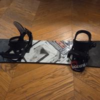 Snowboard burton bullet 165cm+attacchi+sacca