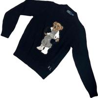 Maglione Ralph Lauren  Bear nero tg.L